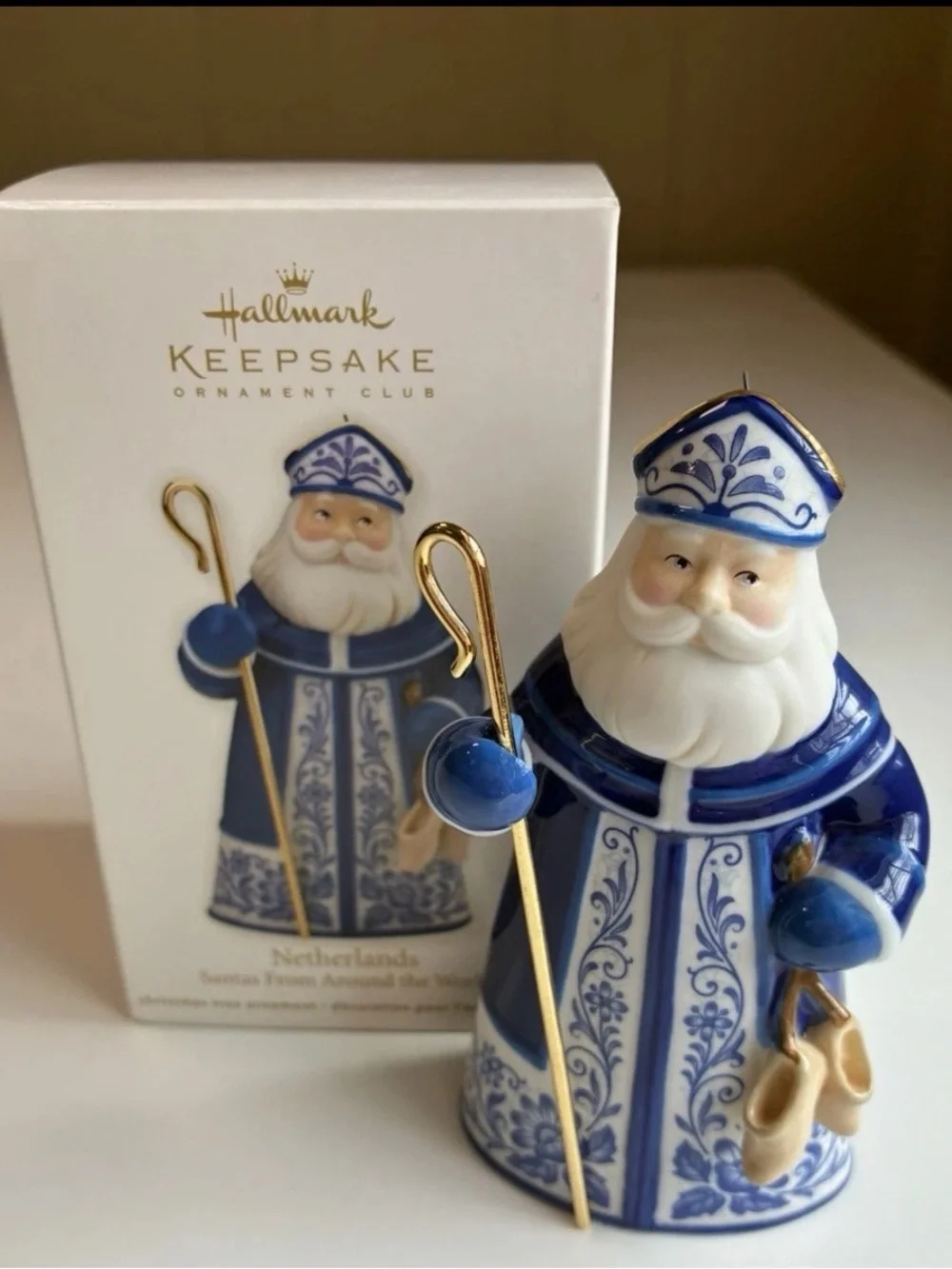 Hallmark 2012 Netherlands Santa Keepsake Ornament NIB